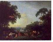 Francesco Zuccarelli Landscape with the Rape of Europa oil painting reproduction